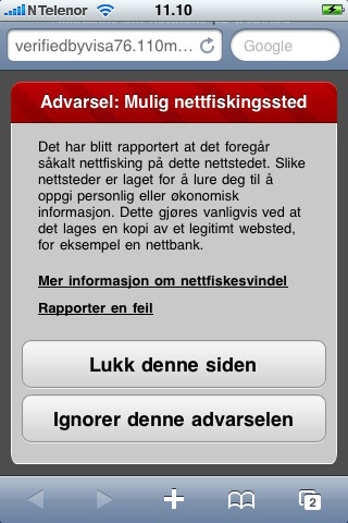 iPhone Phishing