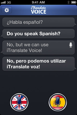 iTranslate Voice gir deg stemmeoversettelse