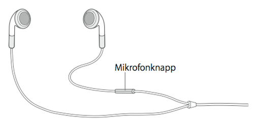 Mikrofonknappen på iPhone har mange funksjoner