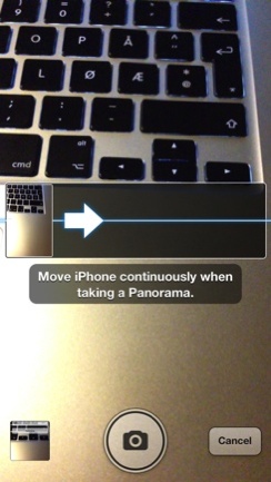 Skjult funksjon i iOS 6 Panorama